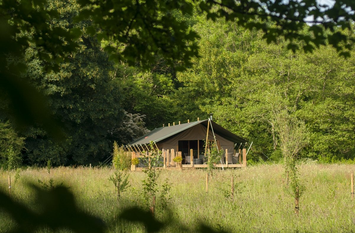 One of our stunning tents